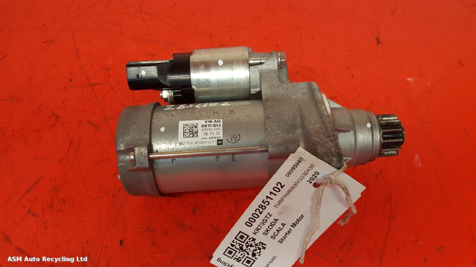 View Auto part Starter Motor Skoda Scala 2020