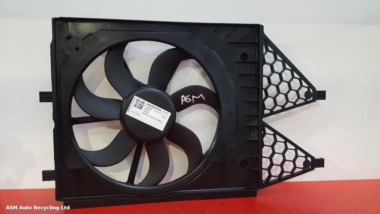 View Auto part Engine Cooling Motor Skoda Fabia 2012
