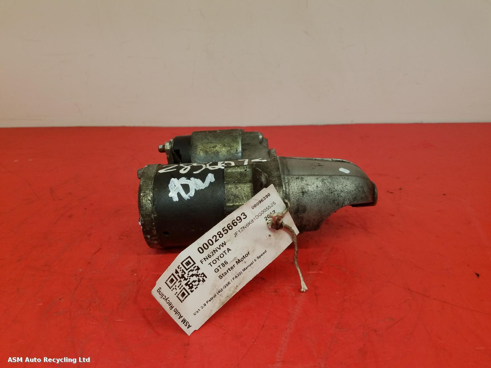 View Auto part Starter Motor Toyota Gt86 2012