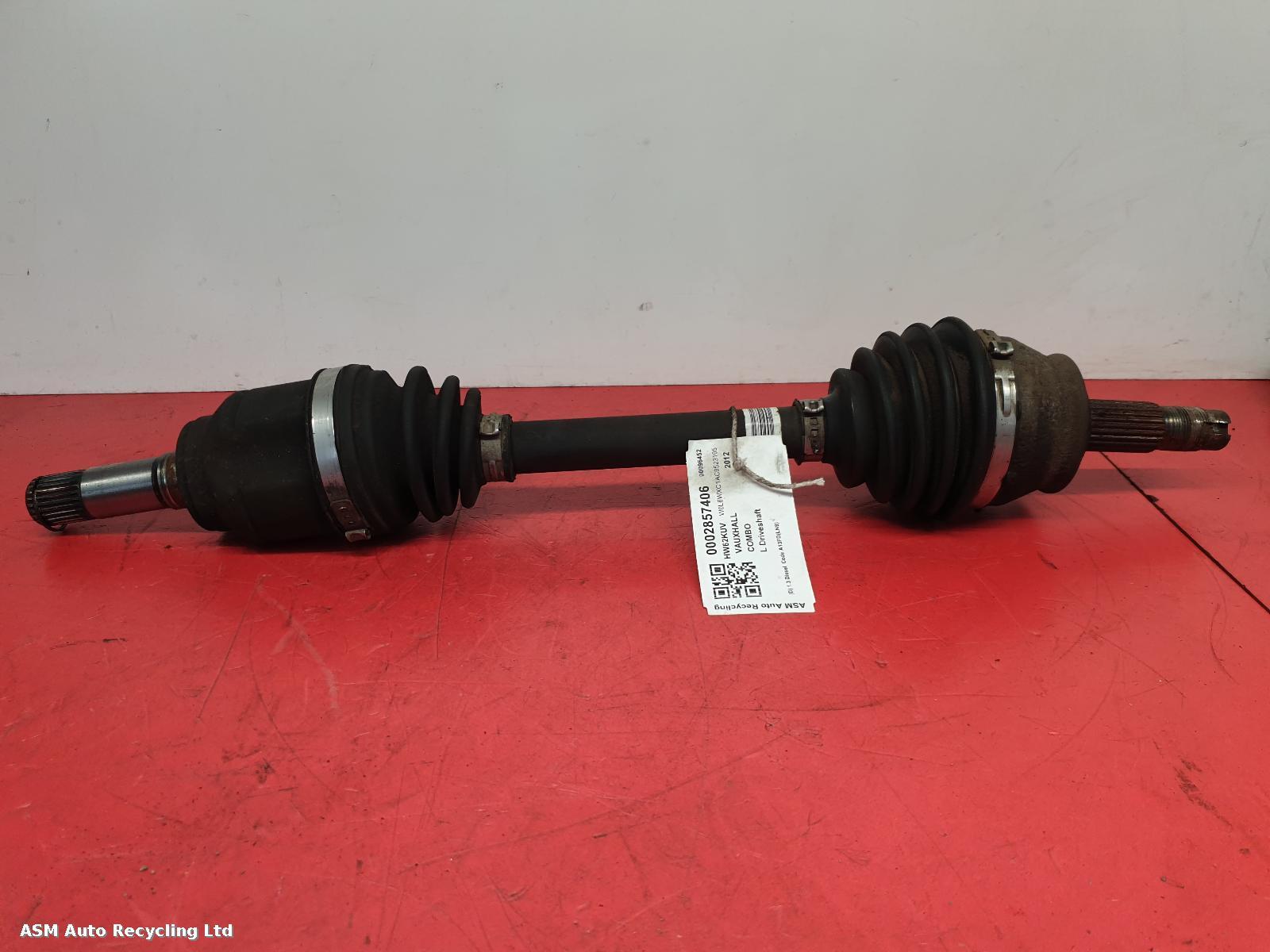 View Auto part Left Driveshaft Vauxhall Combo 2012