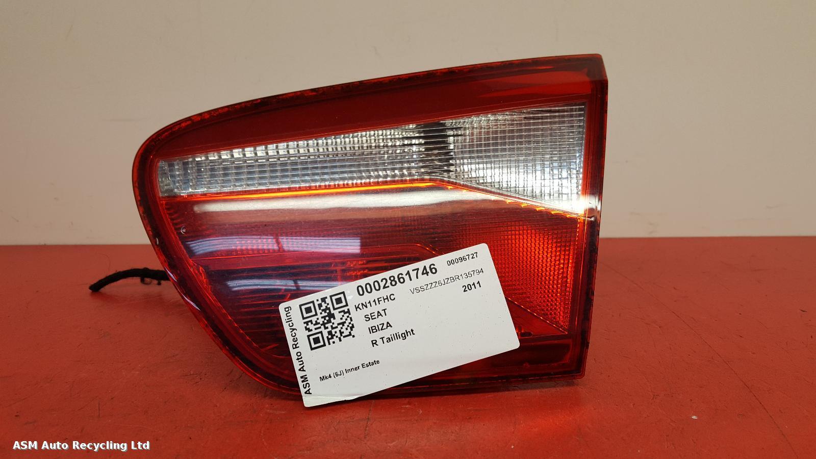 View Auto part R Taillight Seat Ibiza 2011