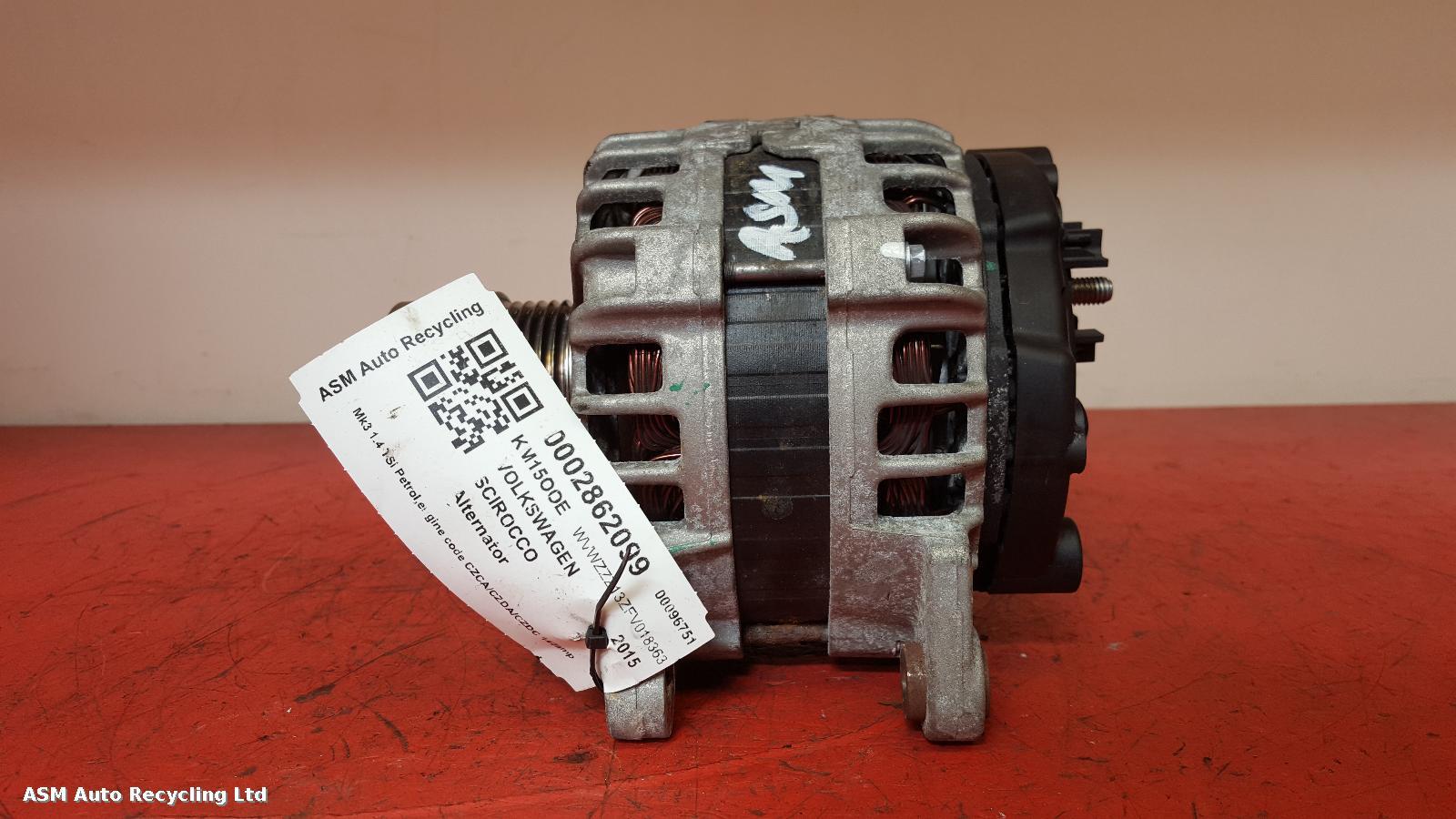 View Auto part Alternator Volkswagen Scirocco 2015