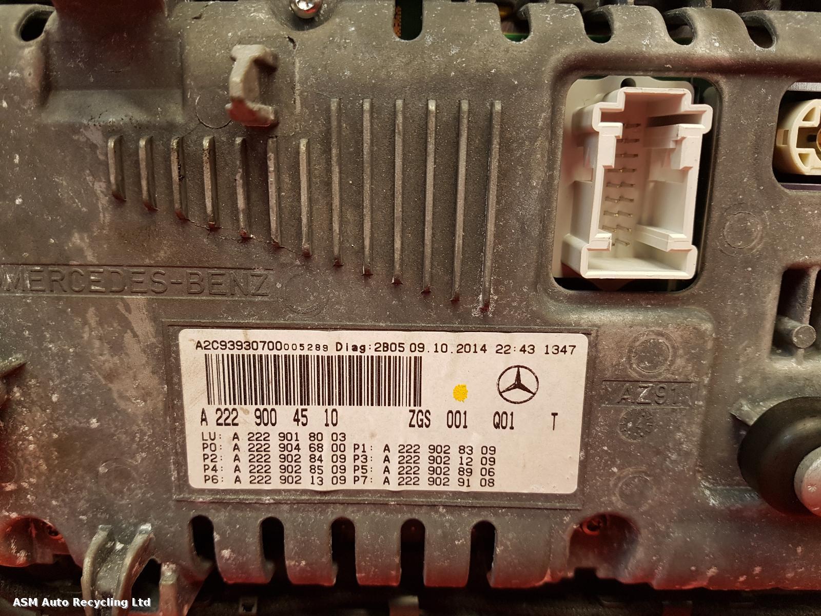 View Auto part Radio Display Mercedes S Class 2014