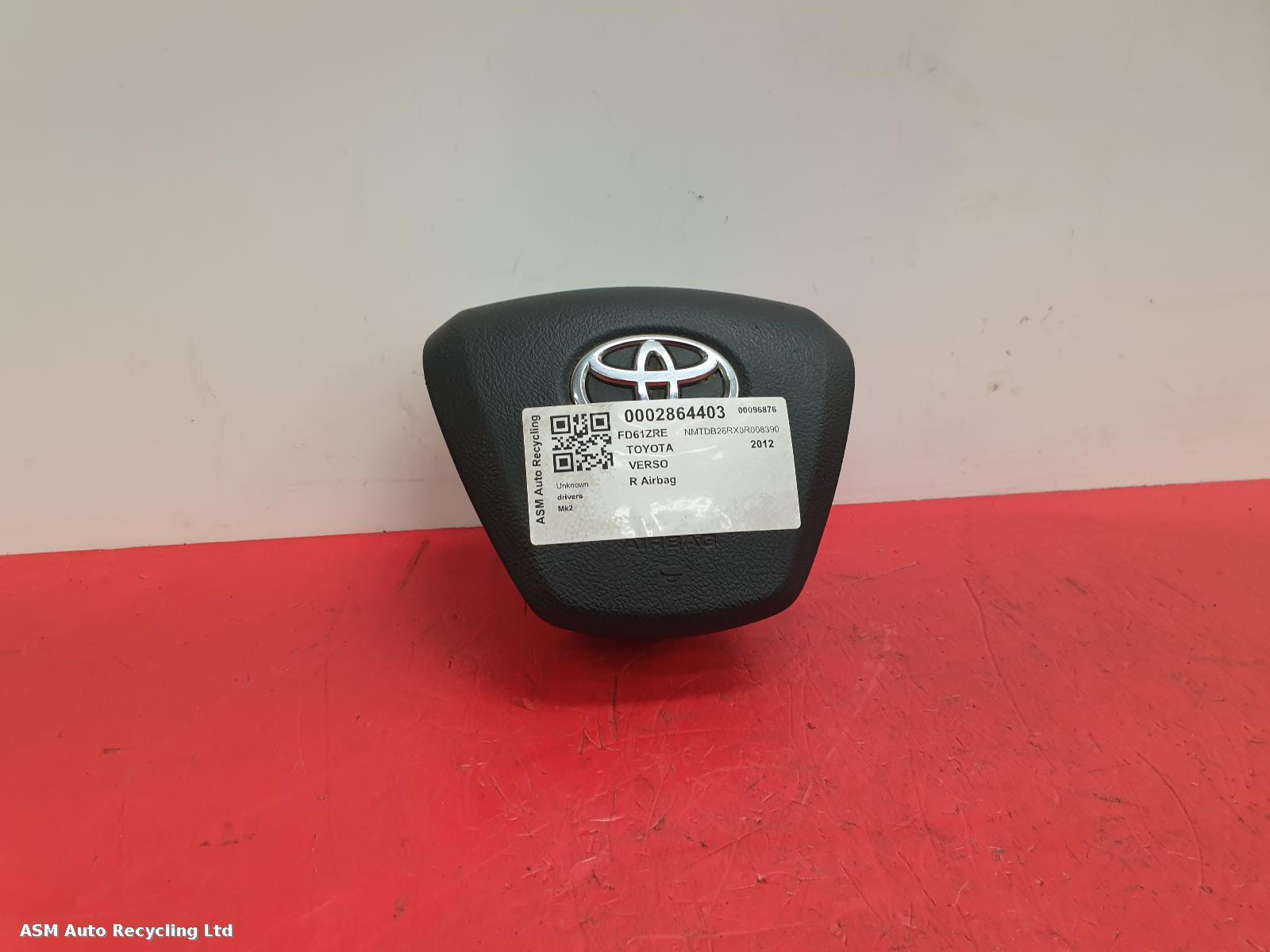 View Auto part R Air Bag Toyota Verso 2012