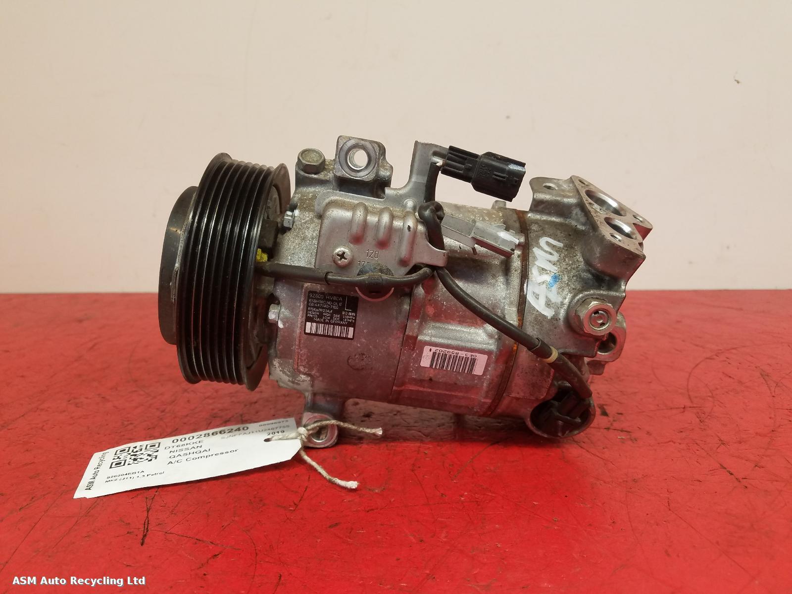 View Auto part Compressor Nissan Qashqai 2019