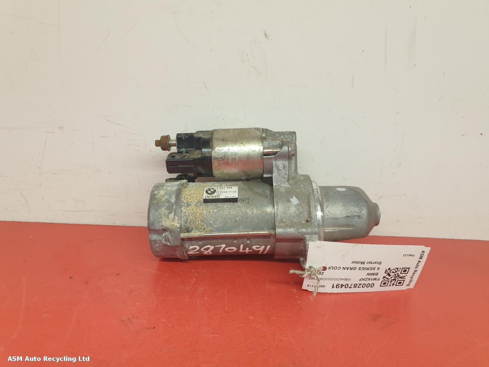 View Auto part Starter Motor Bmw 6 Series Gran Coupe 2016