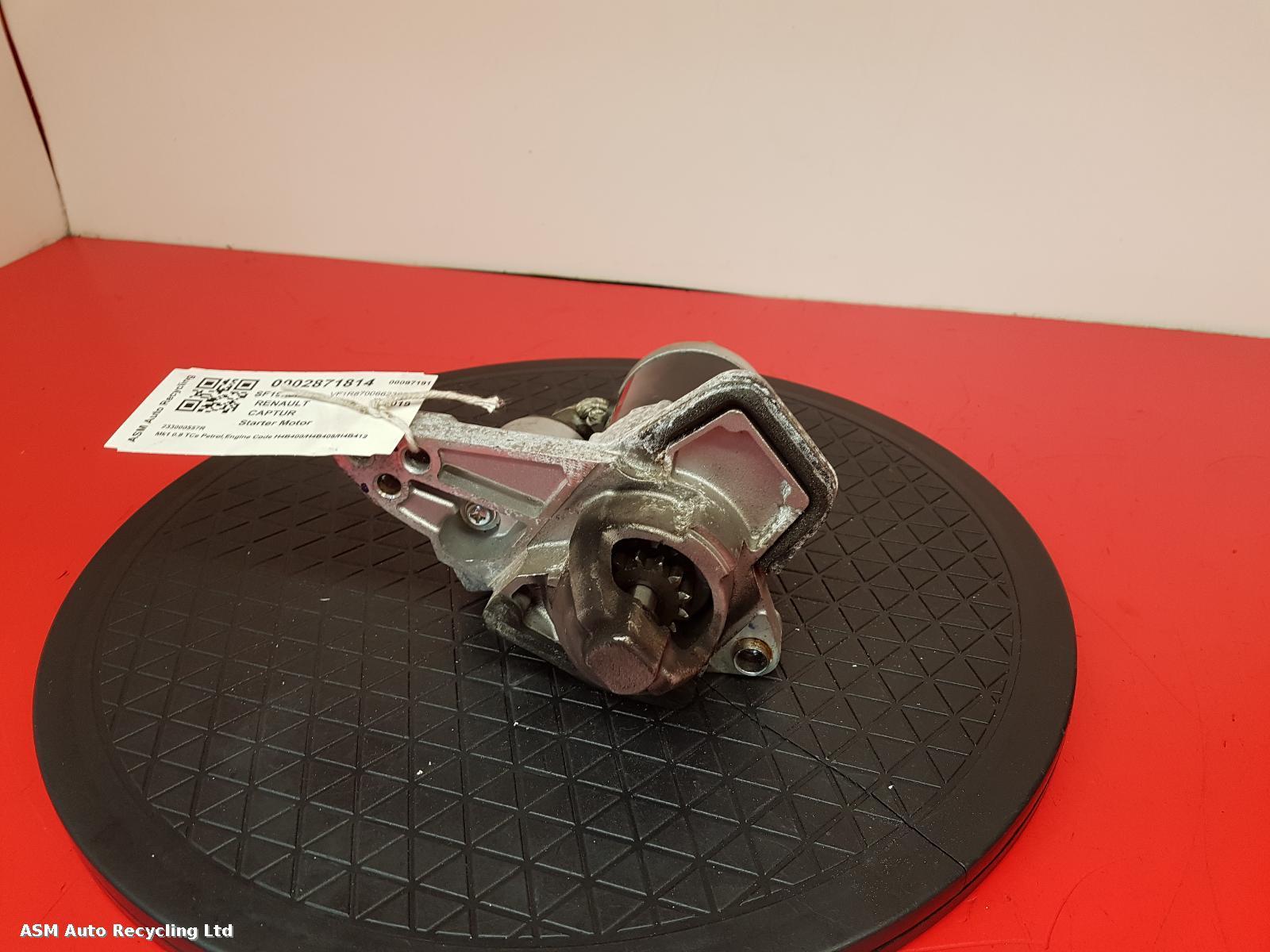 View Auto part Starter Motor Renault Captur 2019