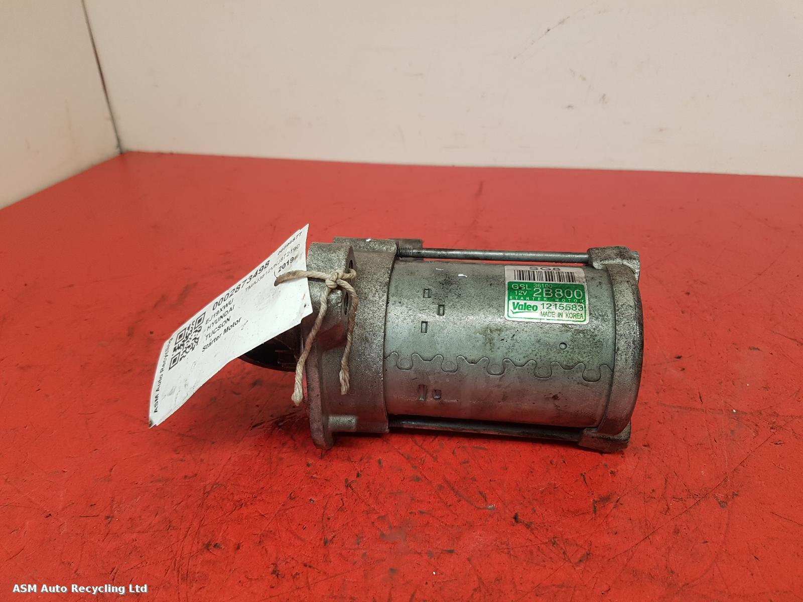 View Auto part Starter Motor Hyundai Tucson 2019