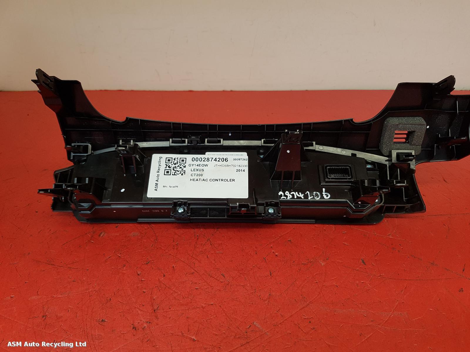 View Auto part Heater/AC Controller Lexus Ct200 2014