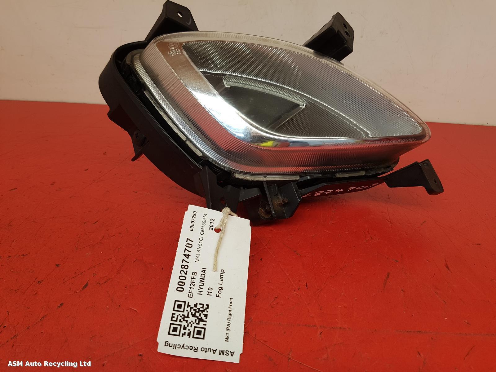 View Auto part Fog Lamp Hyundai I10 2012