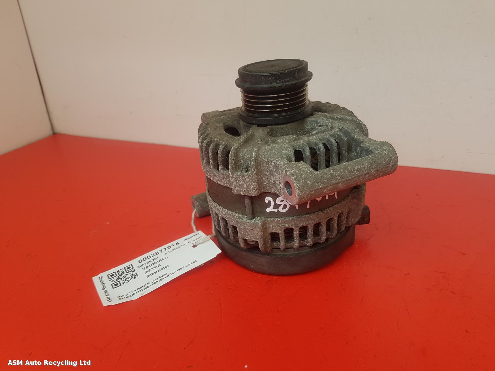 View Auto part Alternator Vauxhall Astra 2016