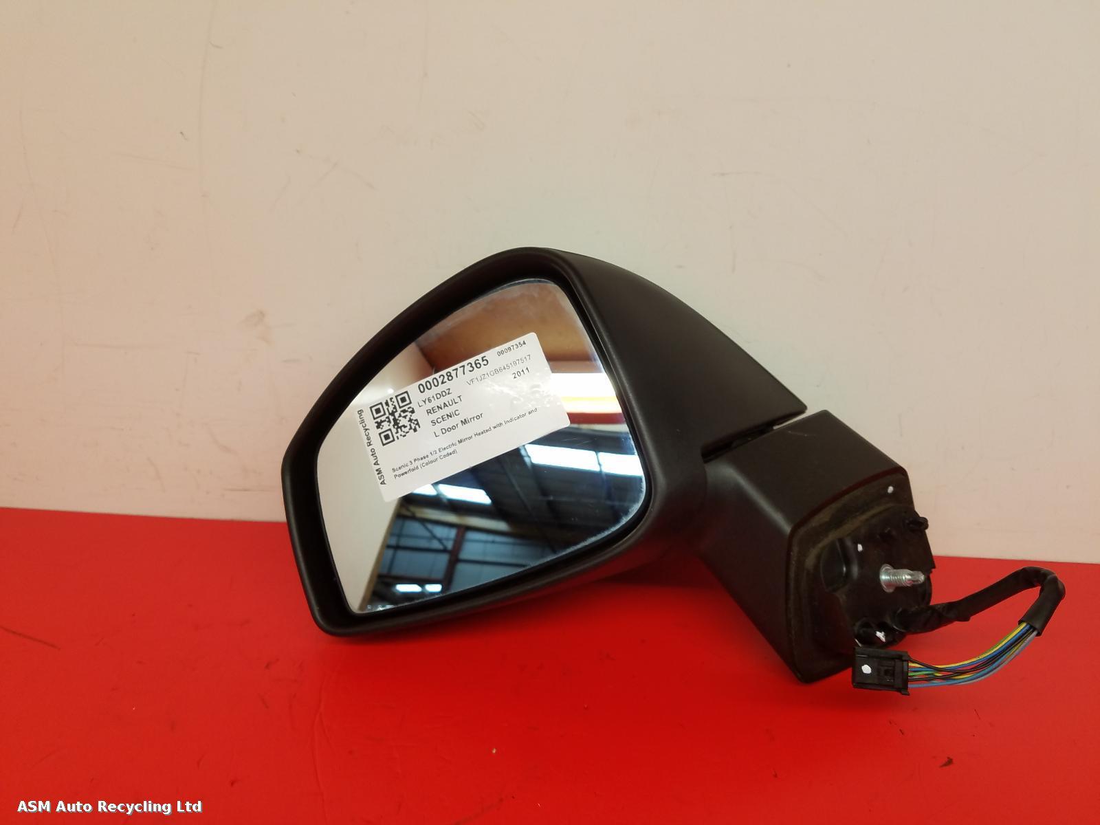 View Auto part L Door Mirror Renault Scenic 2011