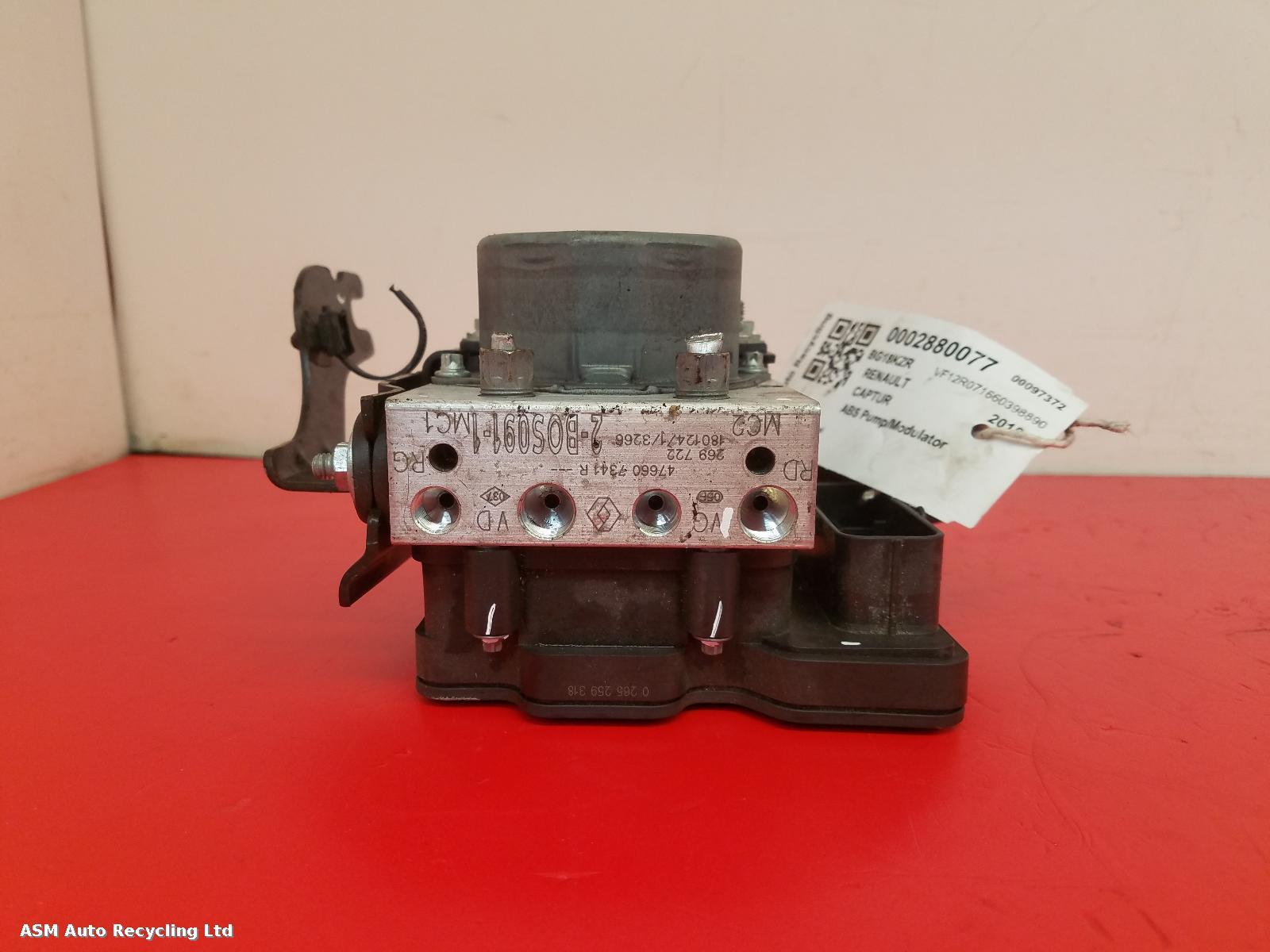 View Auto part ABS Pump/Modulator Renault Captur 2018