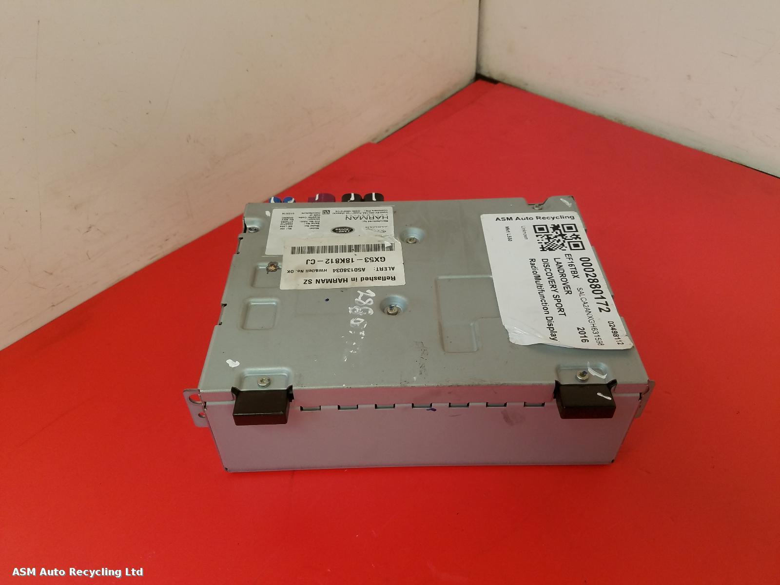 View Auto part Radio Display Land Rover Discovery Sport 2016
