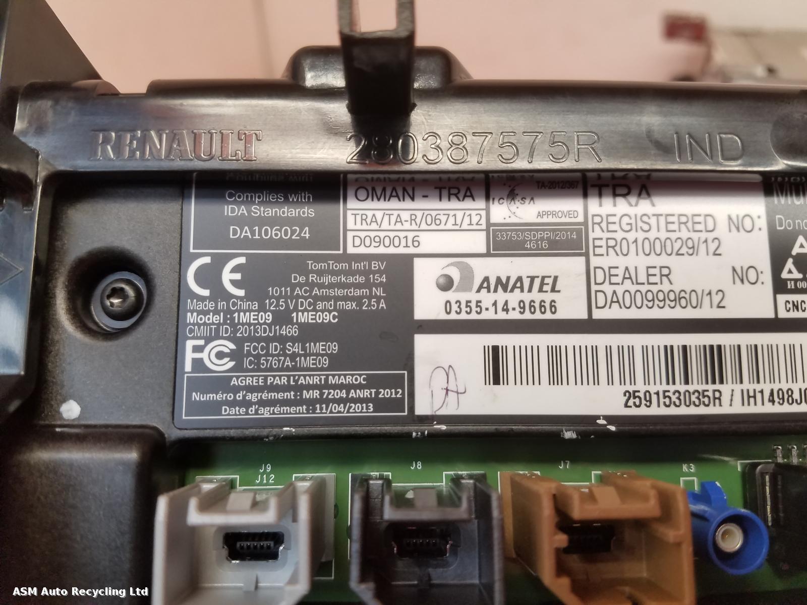 View Auto part Radio Display Renault Captur 2019