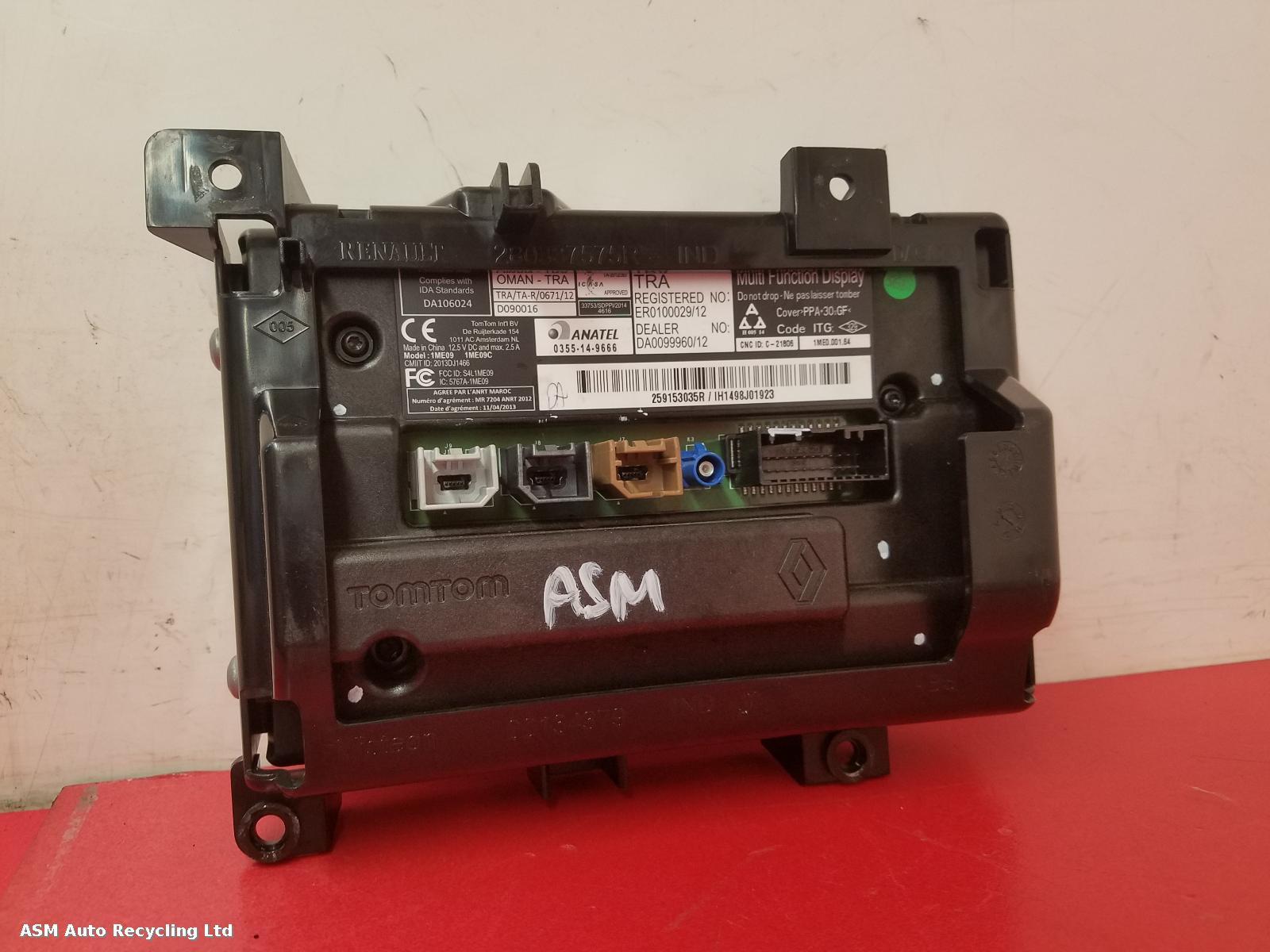 View Auto part Radio Display Renault Captur 2019