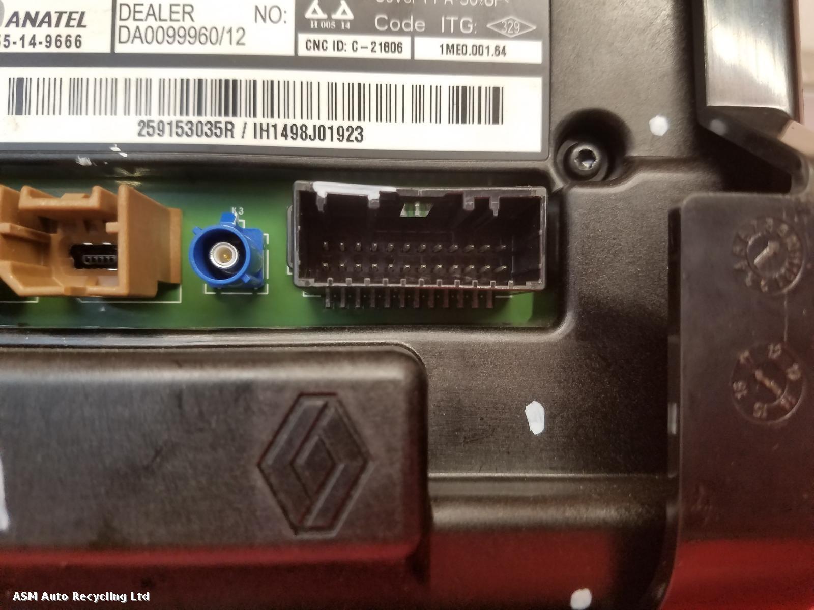 View Auto part Radio Display Renault Captur 2019