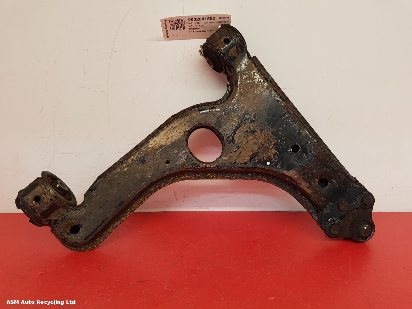 View Auto part LF Lower Control Arm Vauxhall Meriva 2011