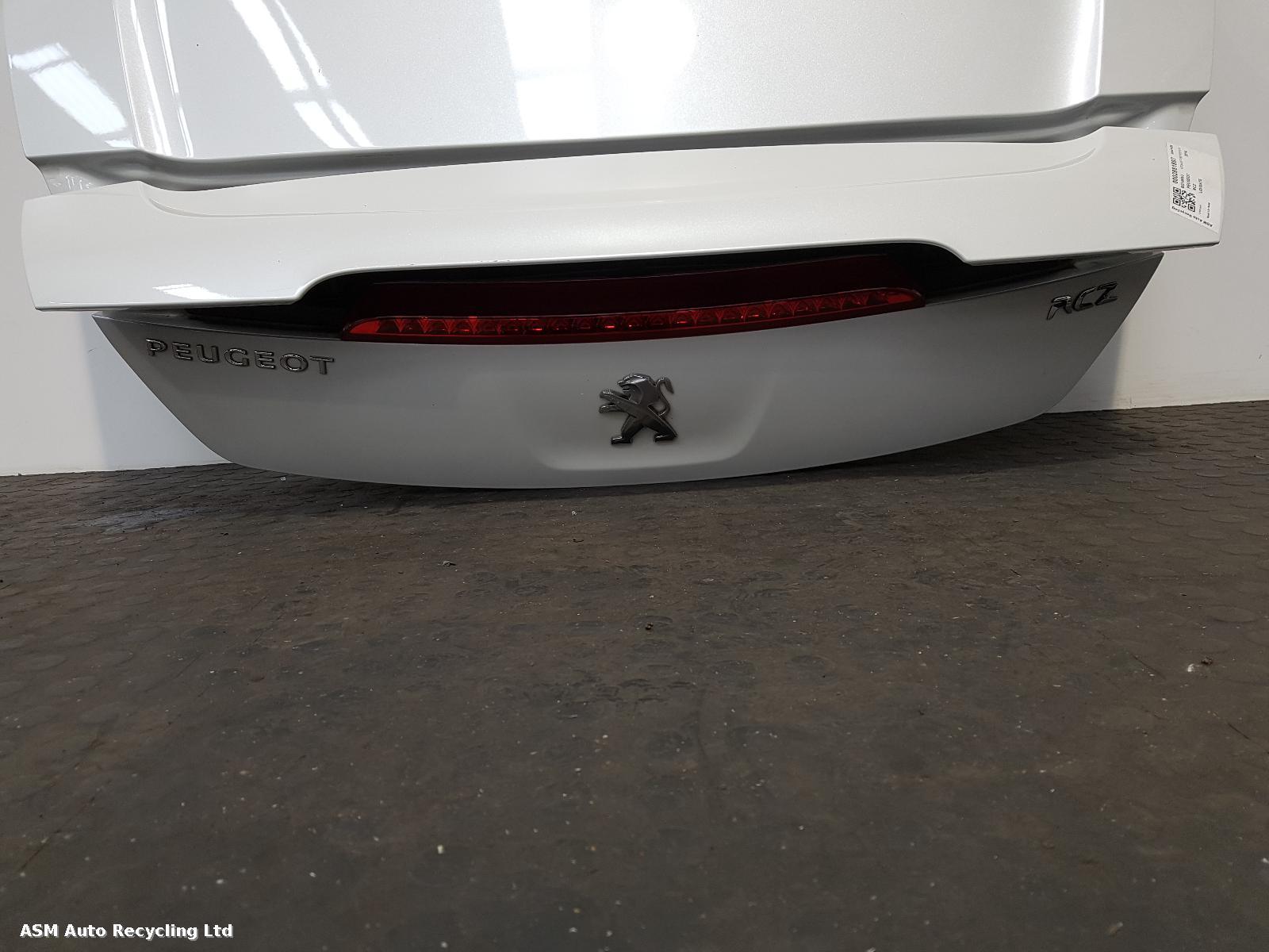 View Auto part Bootlid/Tailgate Peugeot Rcz 2014