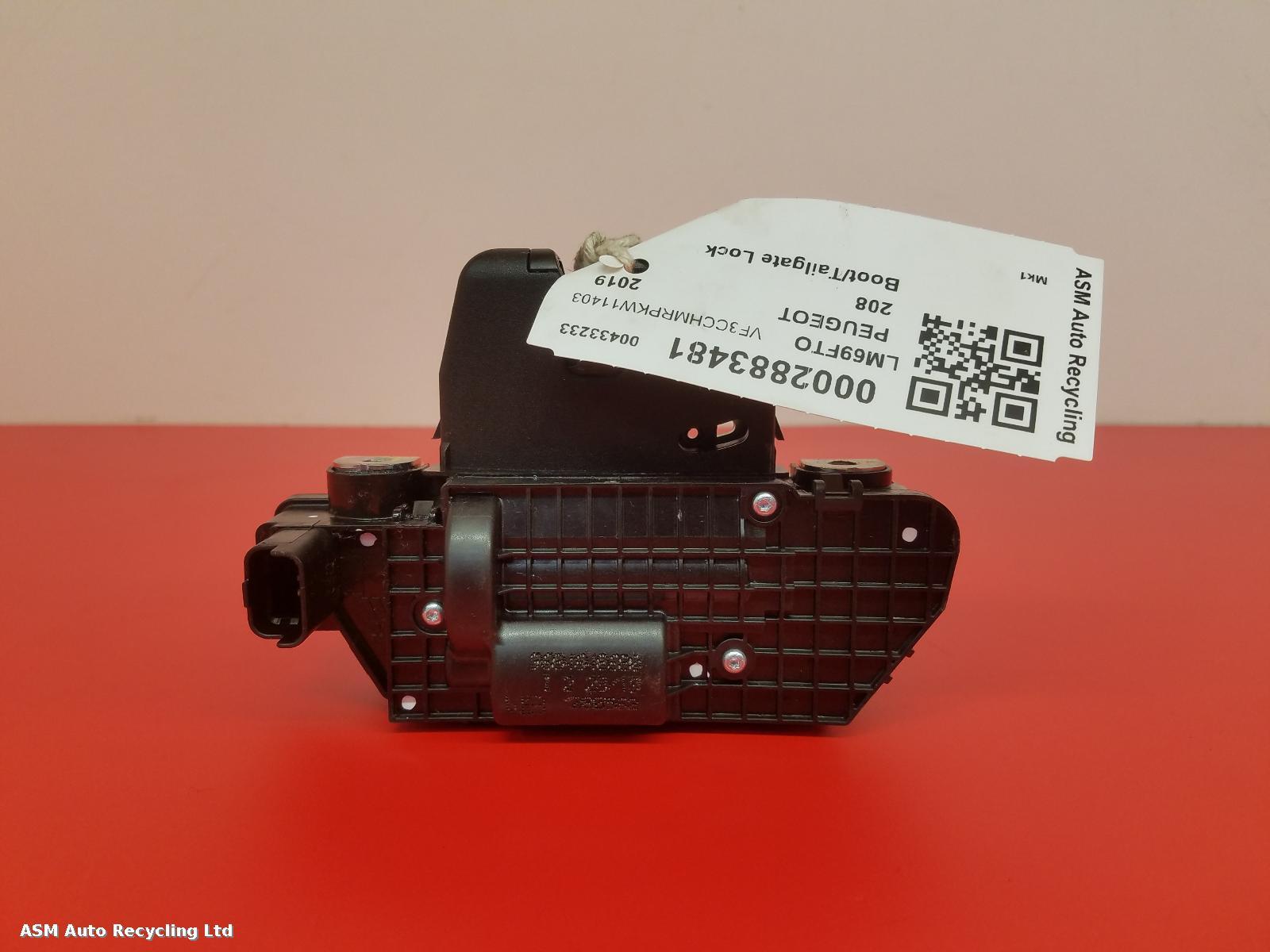 View Auto part Bootlid/Tailgate Lock Peugeot 208 2019