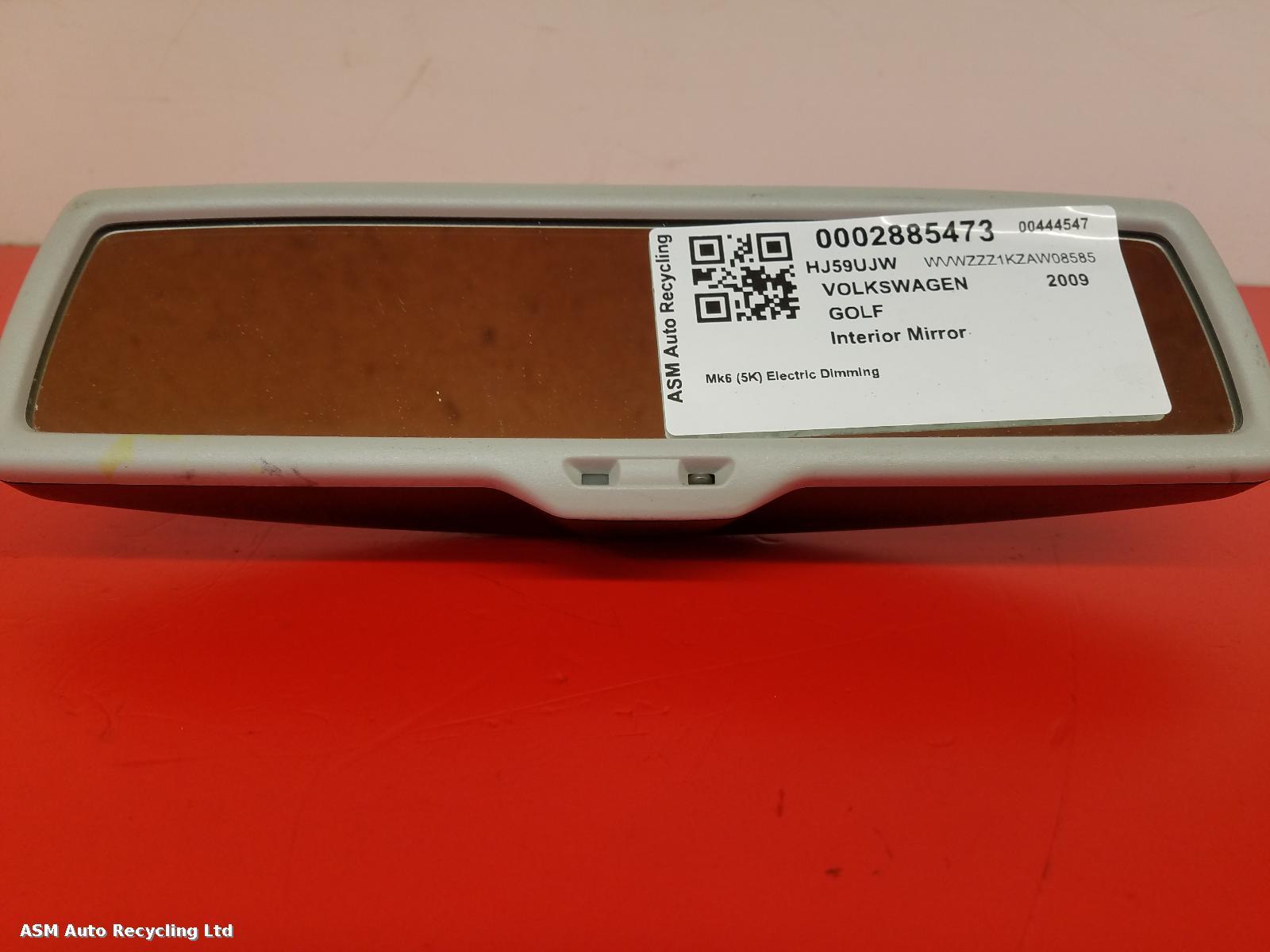 View Auto part Interior Mirror Volkswagen Golf 2009