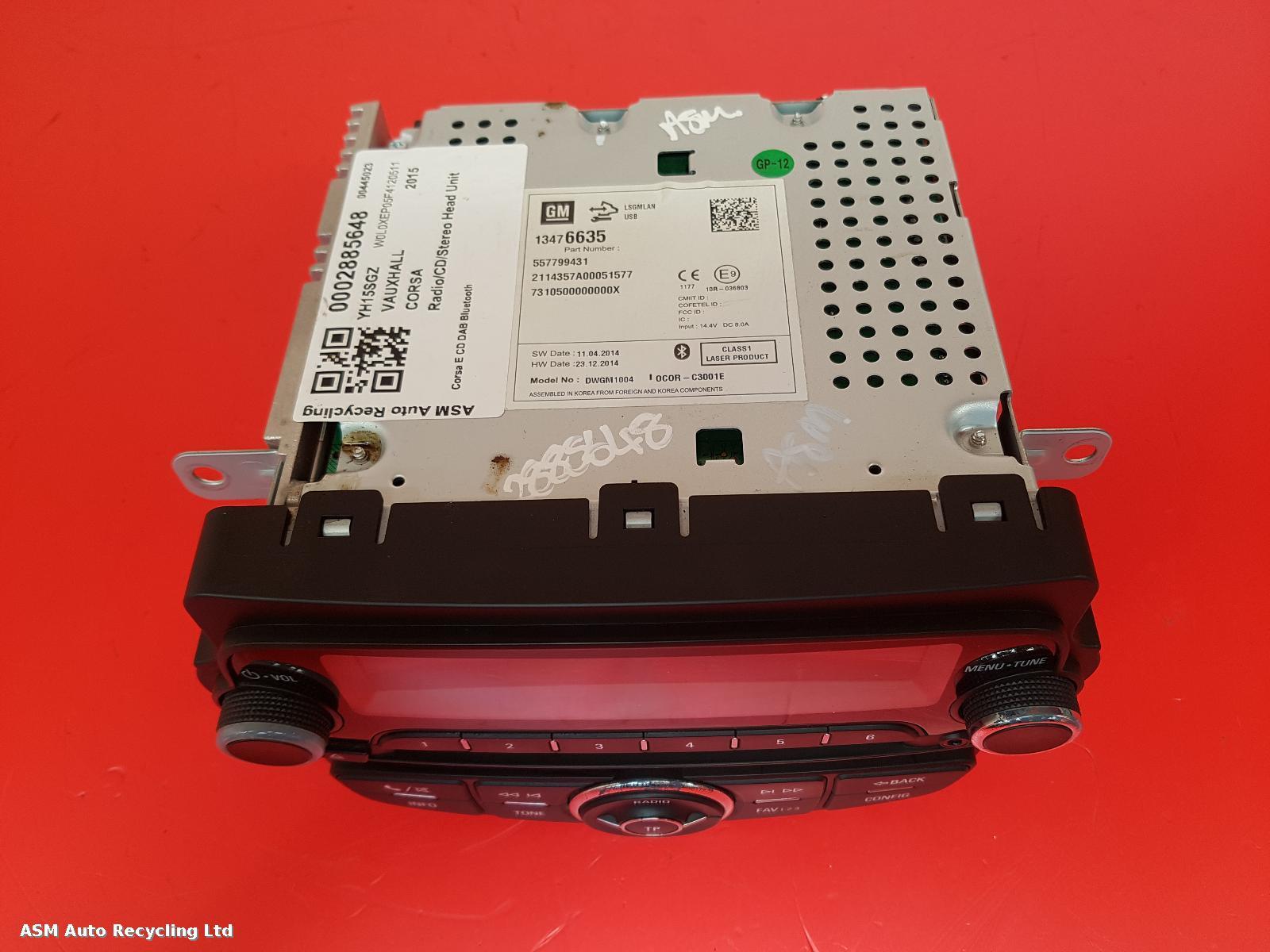 View Auto part A/V Equipment Vauxhall Corsa 2015