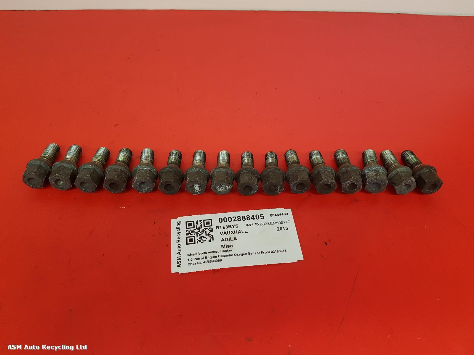 View Auto part Wheel Nut Vauxhall Agila 2013
