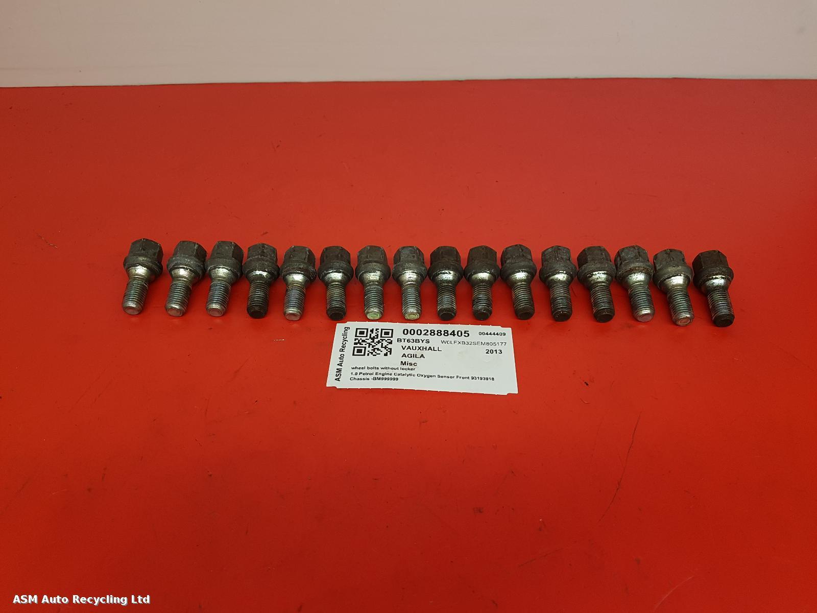 View Auto part Wheel Nut Vauxhall Agila 2013