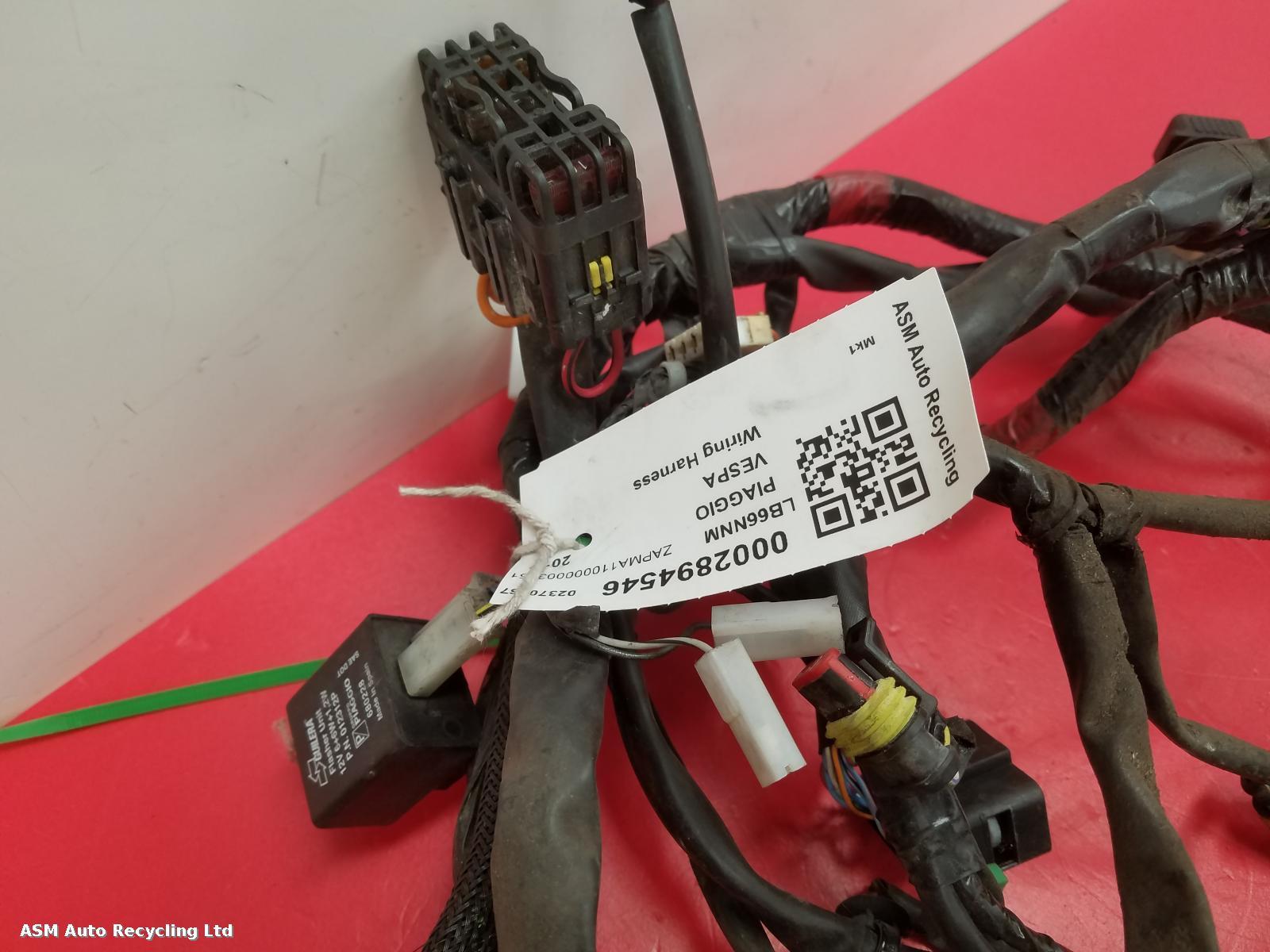 View Auto part Wiring Harness Piaggio Vespa 2017