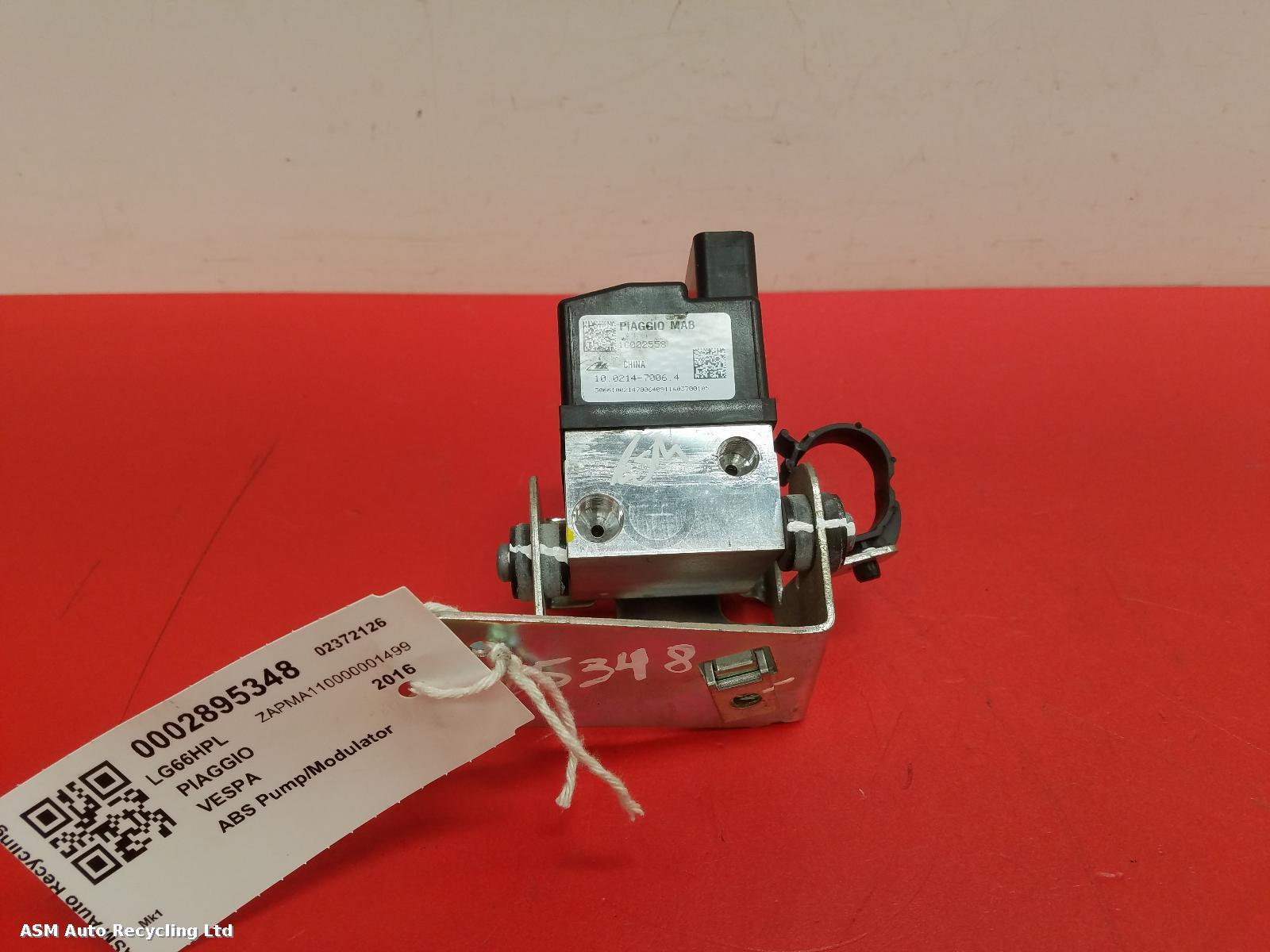 View Auto part ABS Pump/Modulator Piaggio Vespa 2016