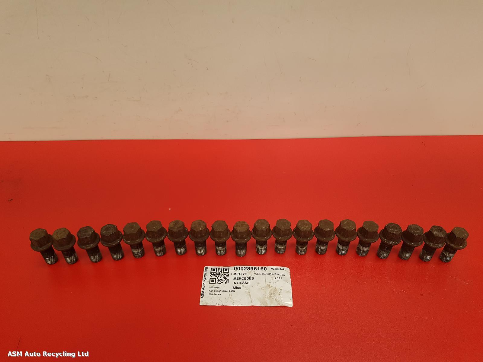 View Auto part Wheel Nut Mercedes A Class 2011
