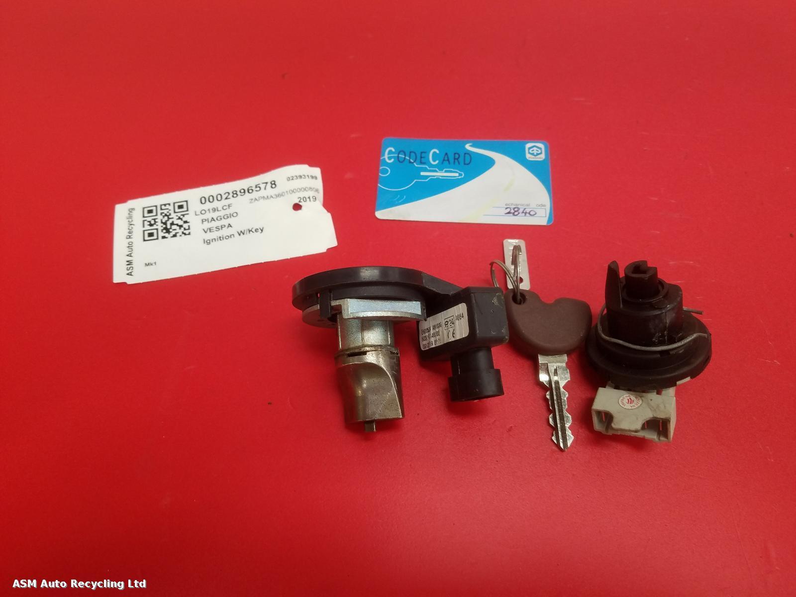 View Auto part Ignition W/Key Piaggio Vespa 2019