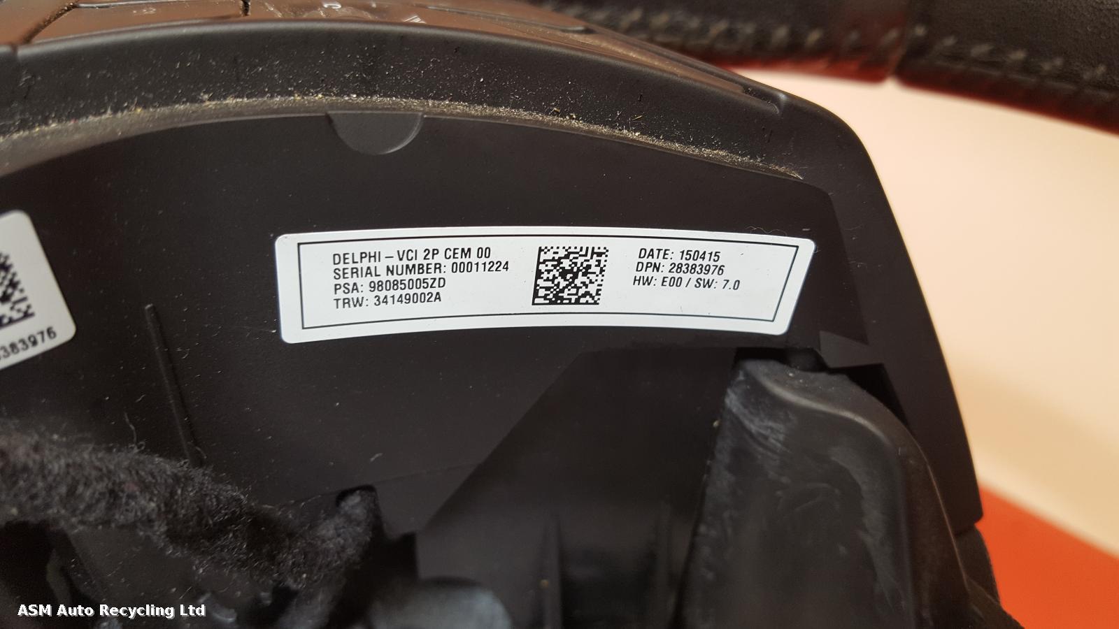 View Auto part Steering Wheel Citroen C4 Cactus 2015