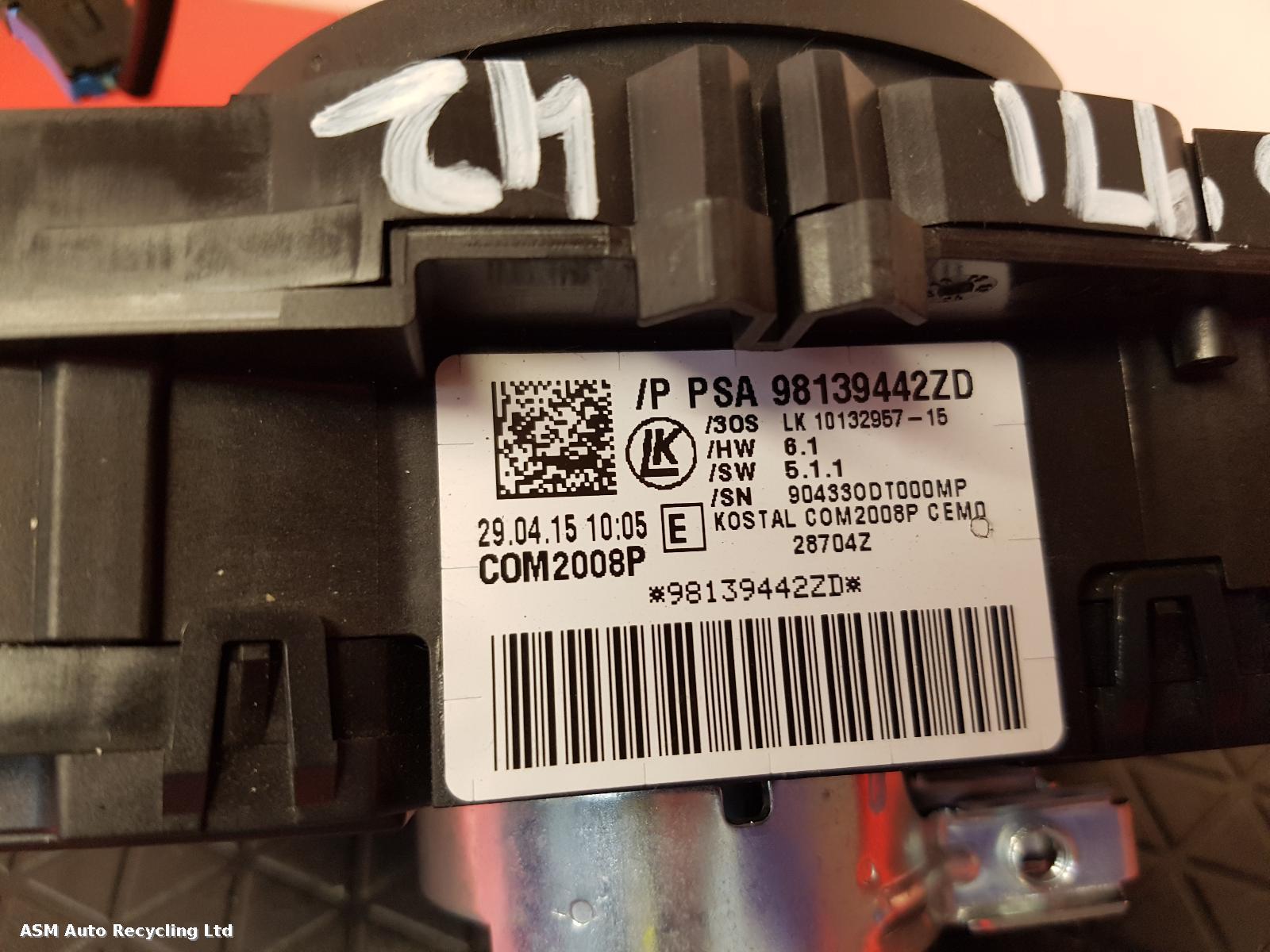 View Auto part Combination Switch Citroen C4 Cactus 2015