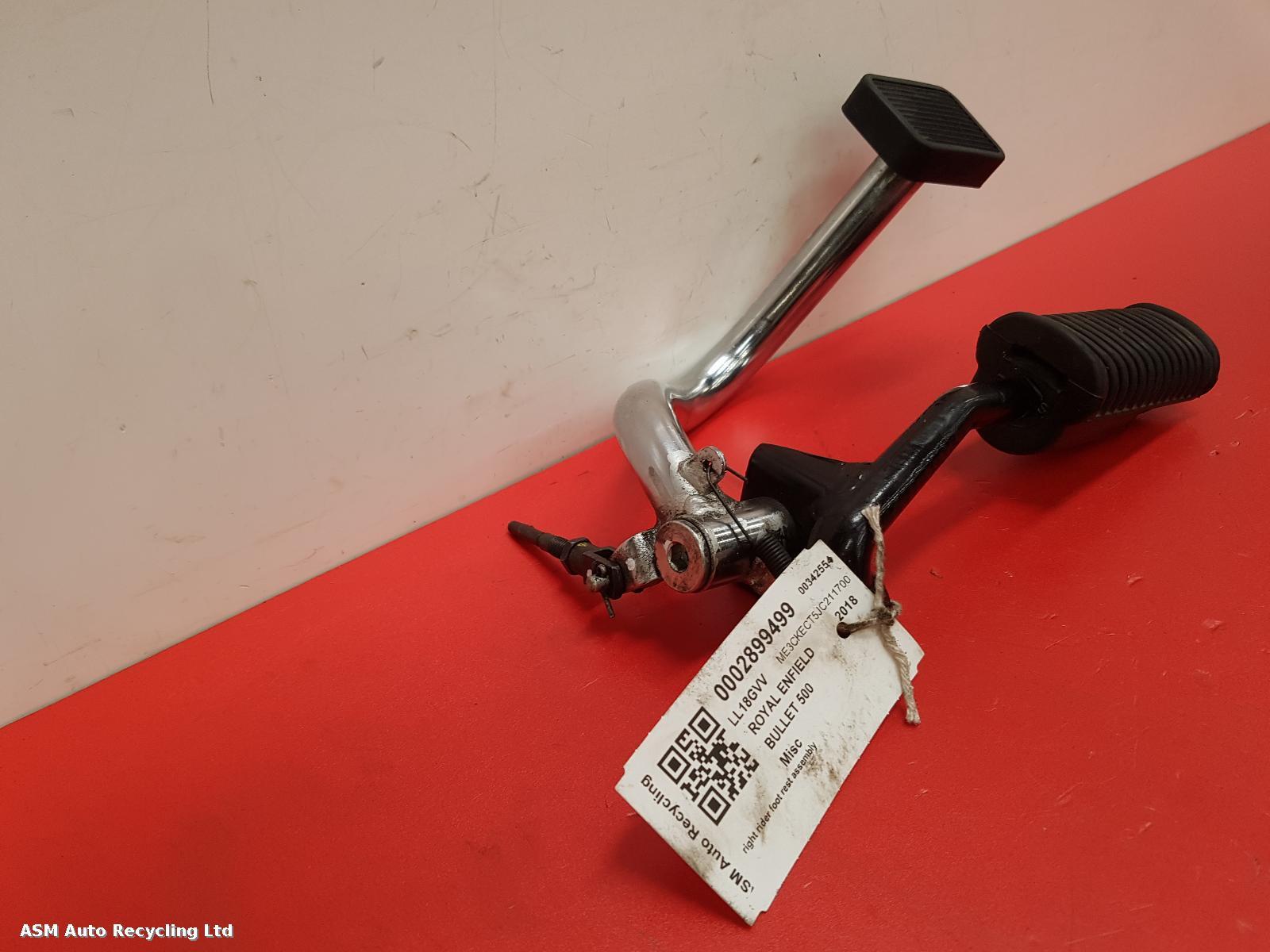 View Auto part Right Footrest Royal Enfield Bullet 500 2018