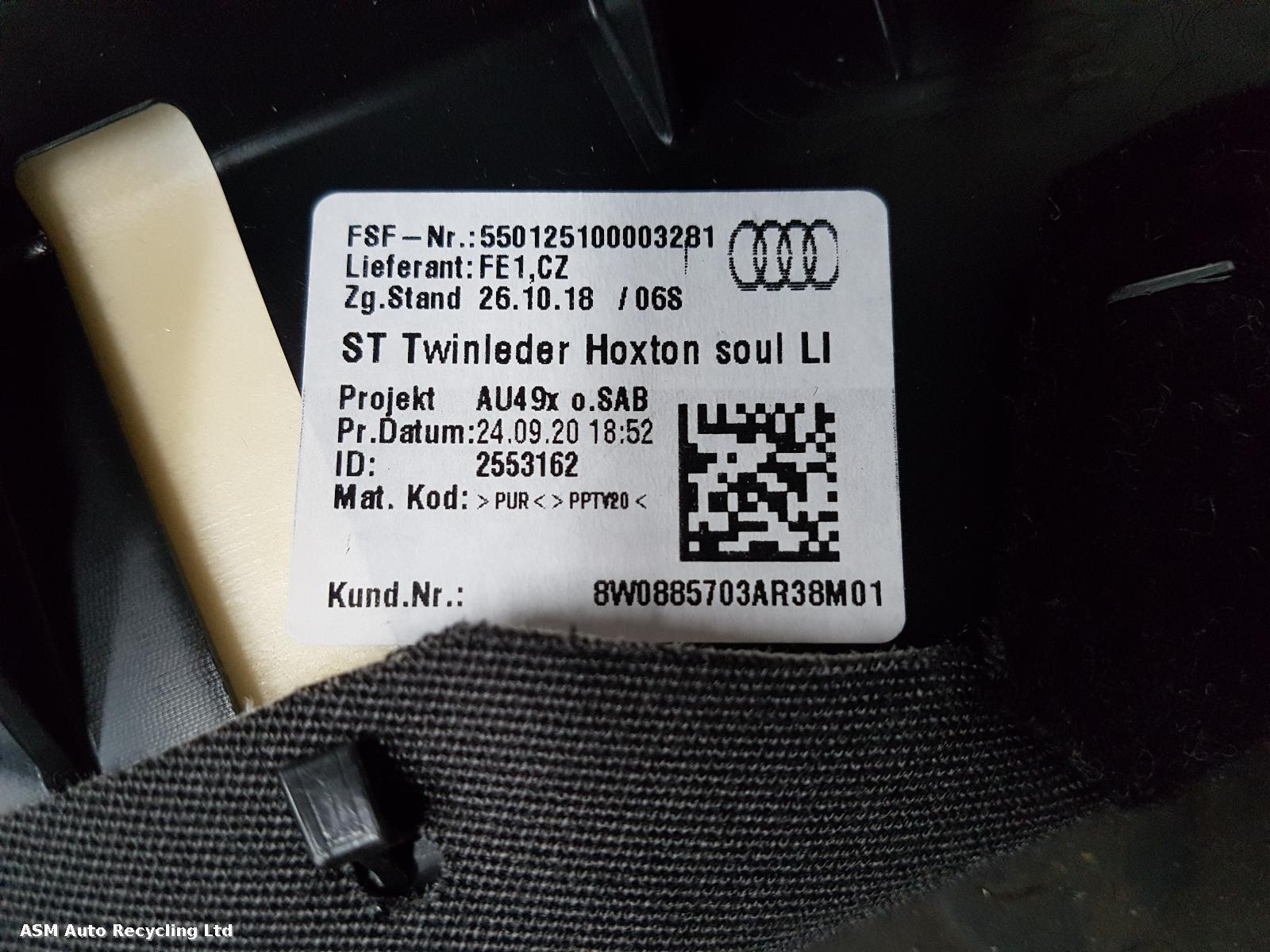 View Auto part Complete Interior Audi A4 2020