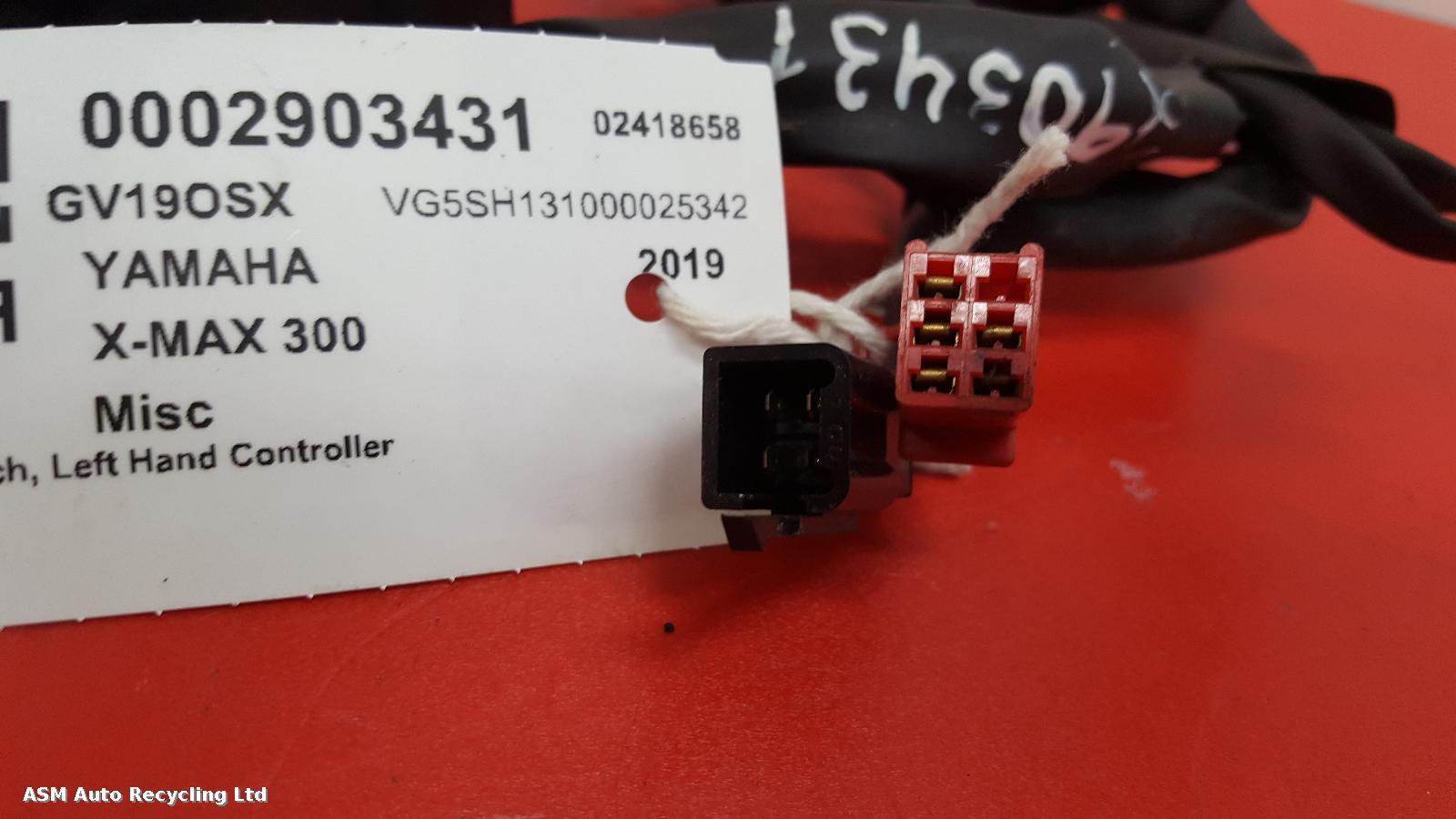 View Auto part LH Switch Gear Yamaha X-max 300 2019