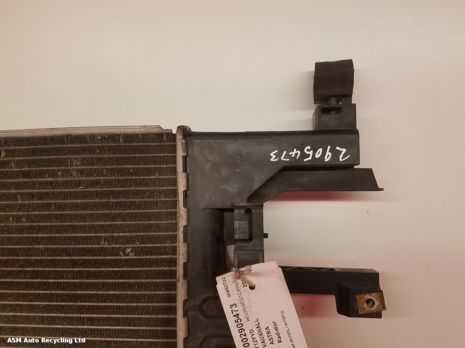 View Auto part Radiator Vauxhall Astra 2012