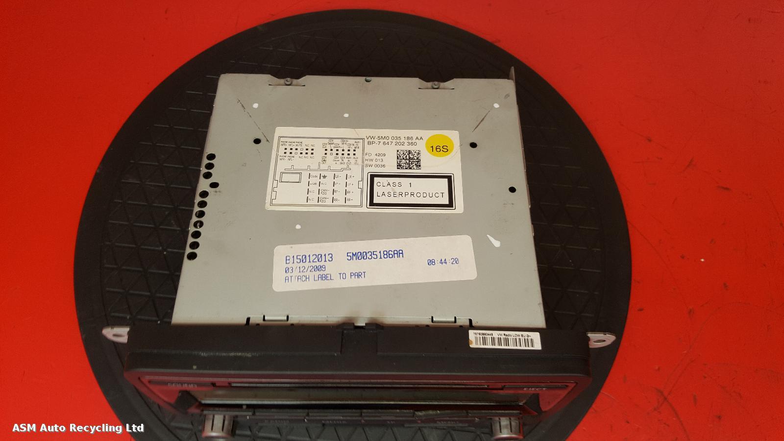 View Auto part A/V Equipment Volkswagen Polo 2010