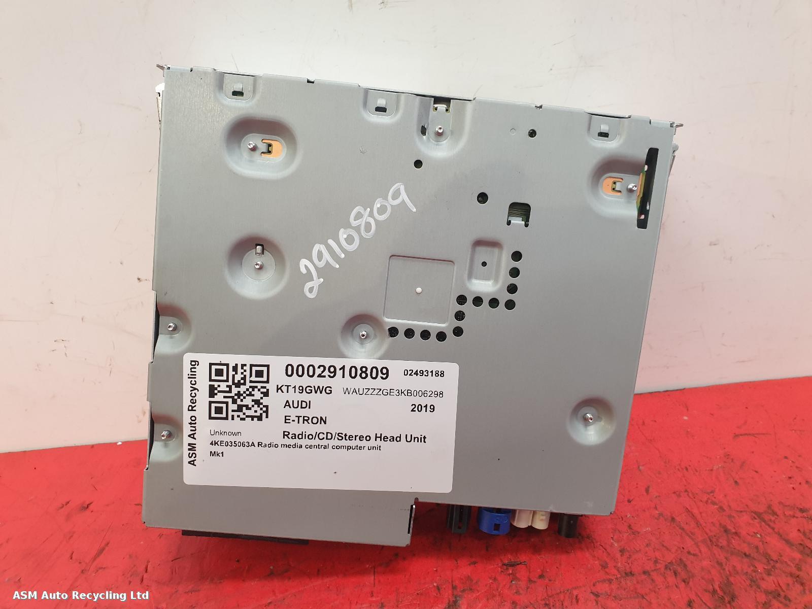 View Auto part A/V Equipment Audi E-tron 2019