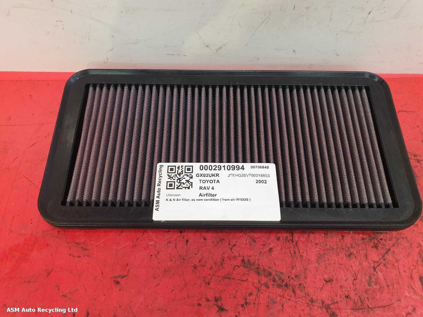 View Auto part Airfilter Toyota Rav 4 2002