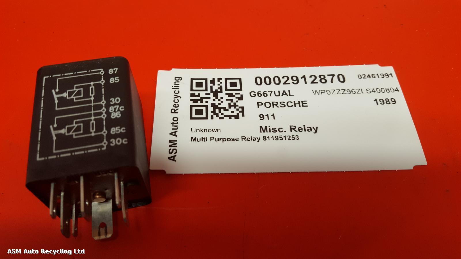 View Auto part Misc. Relay Porsche 911 1989