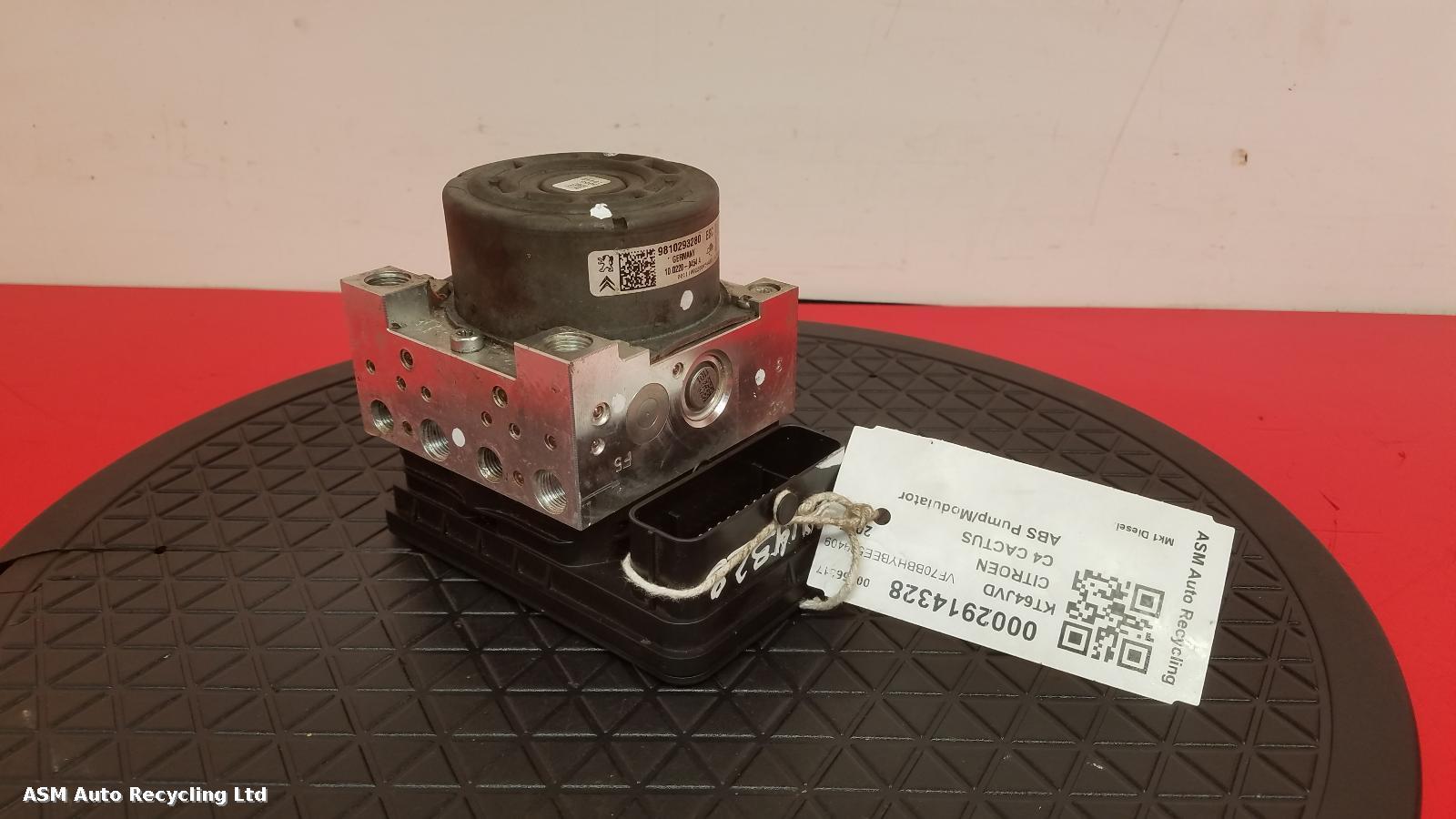 View Auto part ABS Pump/Modulator Citroen C4 Cactus 2015
