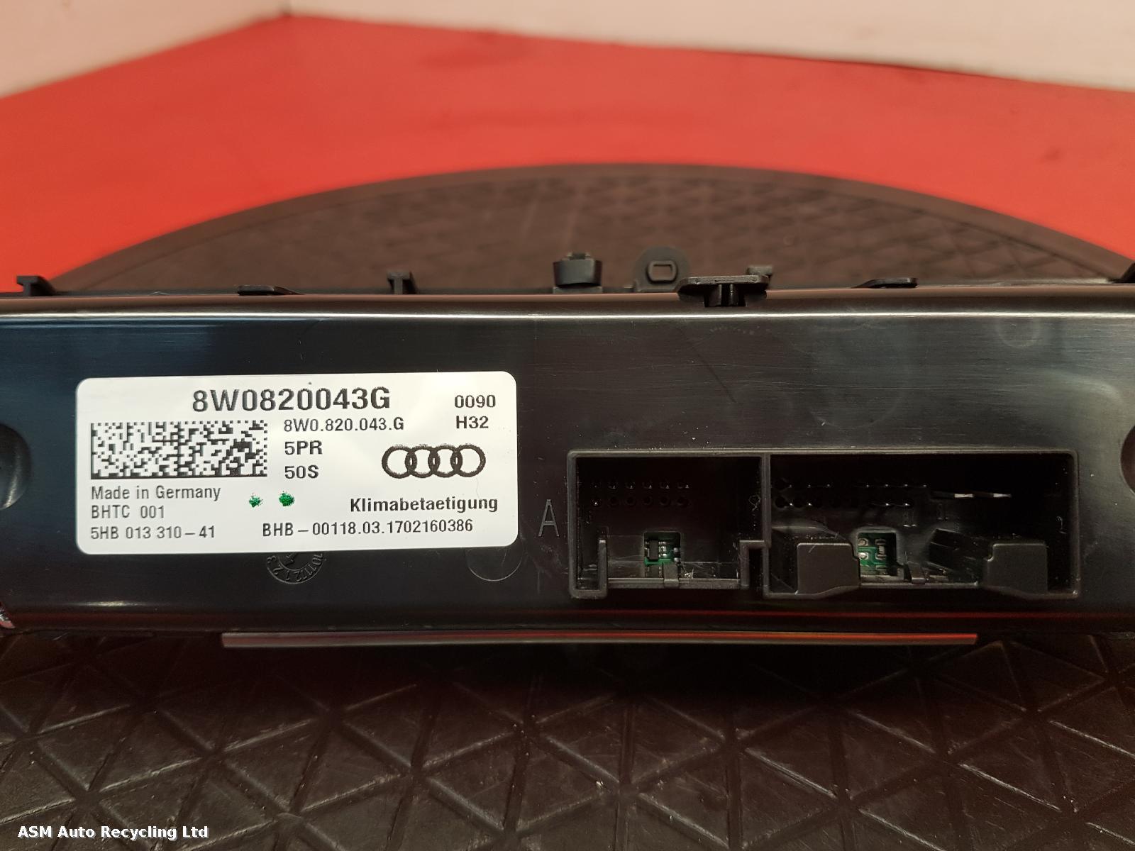 View Auto part Heater/AC Controller Audi A5 2017