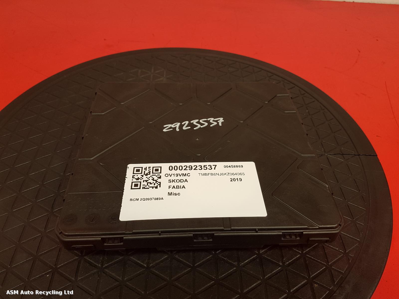 View Auto part ECU Skoda Fabia 2019