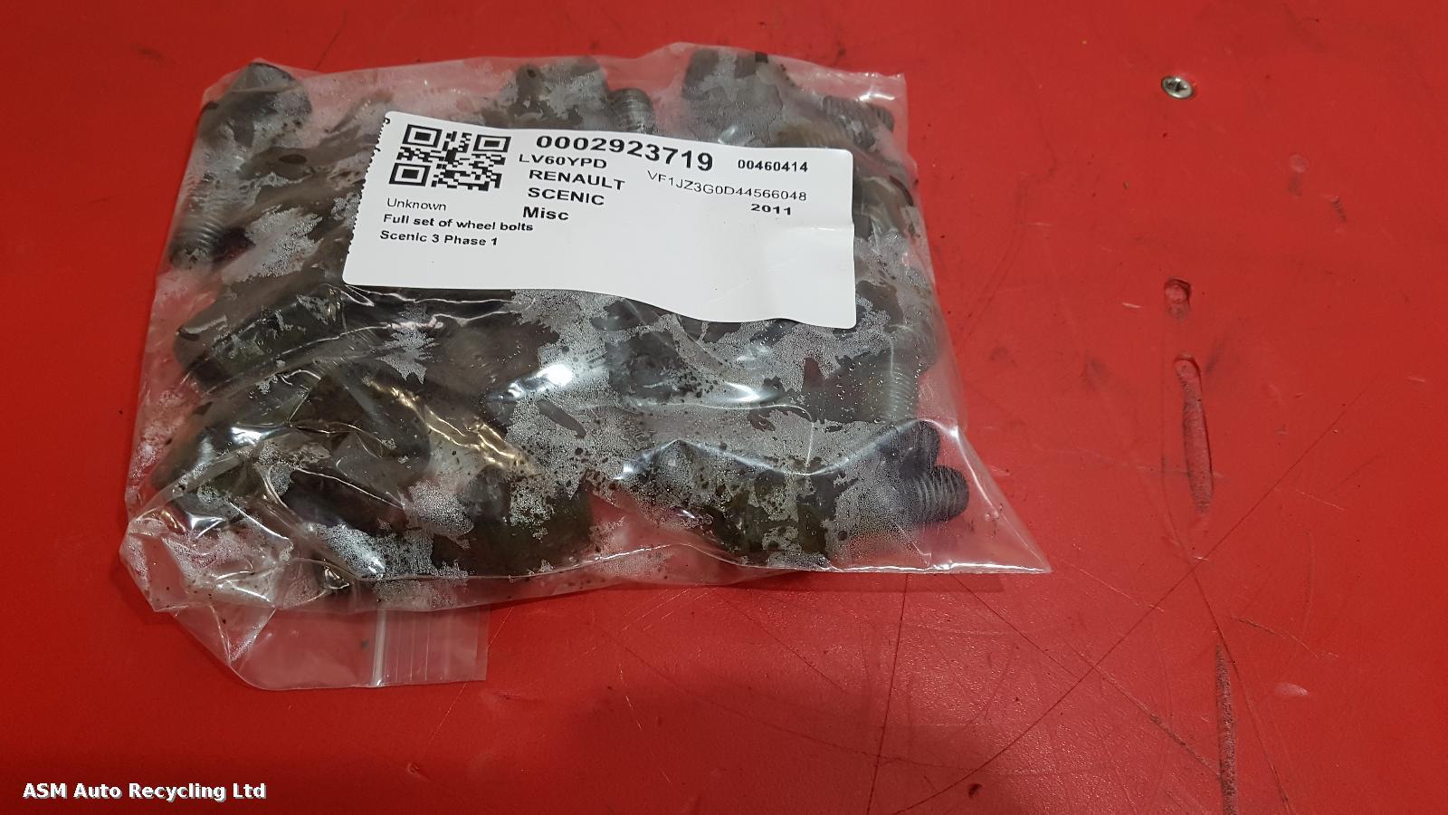 View Auto part Wheel Nut Renault Scenic 2011