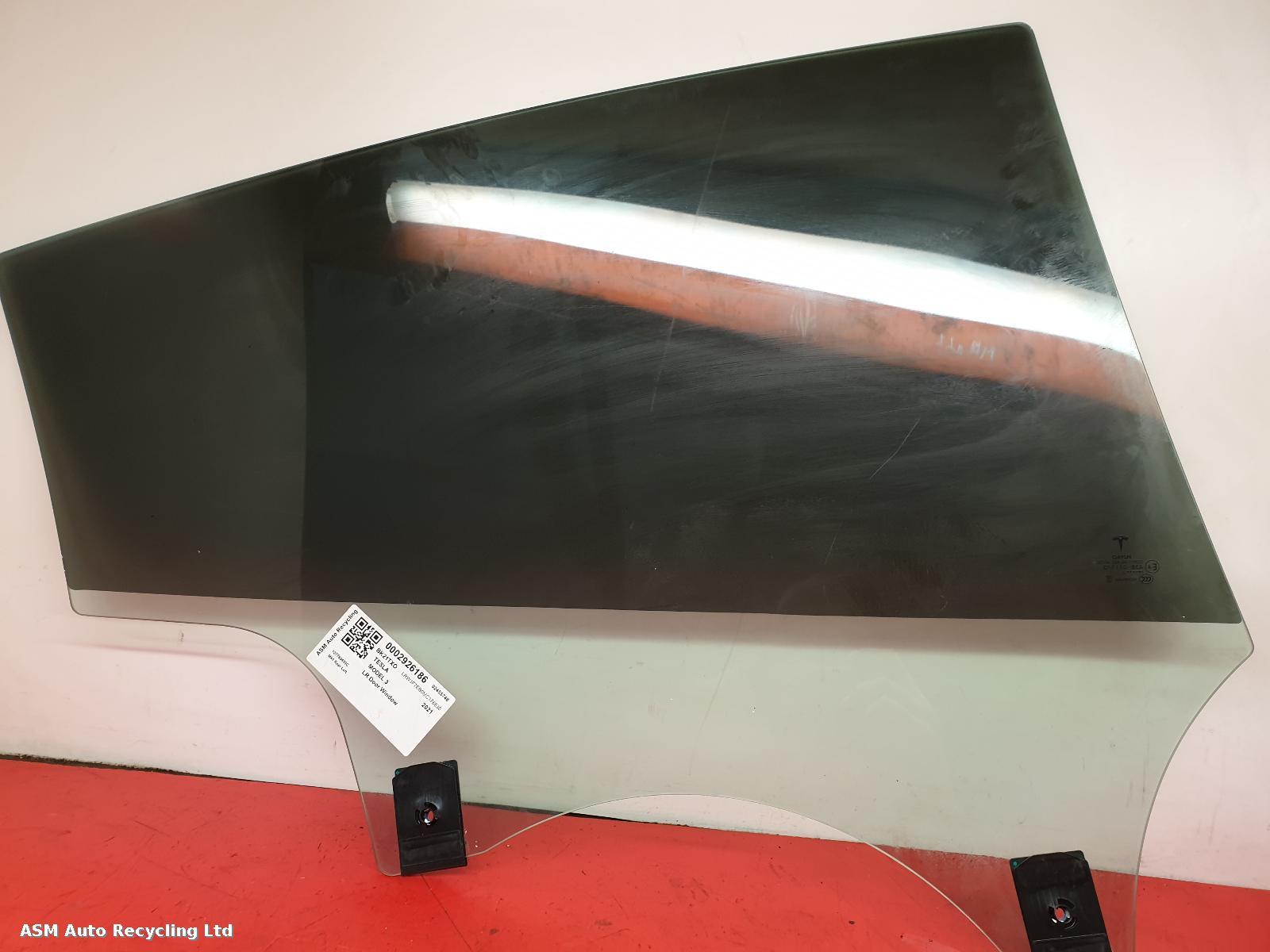 View Auto part LR Door Window Tesla Model 3 2021