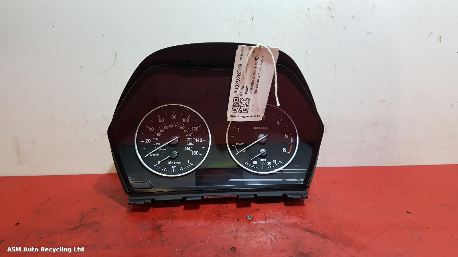 View Auto part Speedometer Bmw 2 Series Gran Tourer 2016