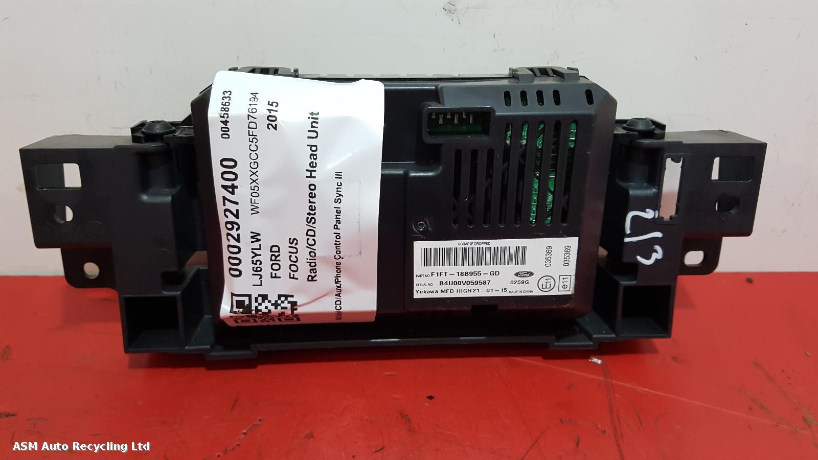 View Auto part A/V Equipment Ford Focus 2015