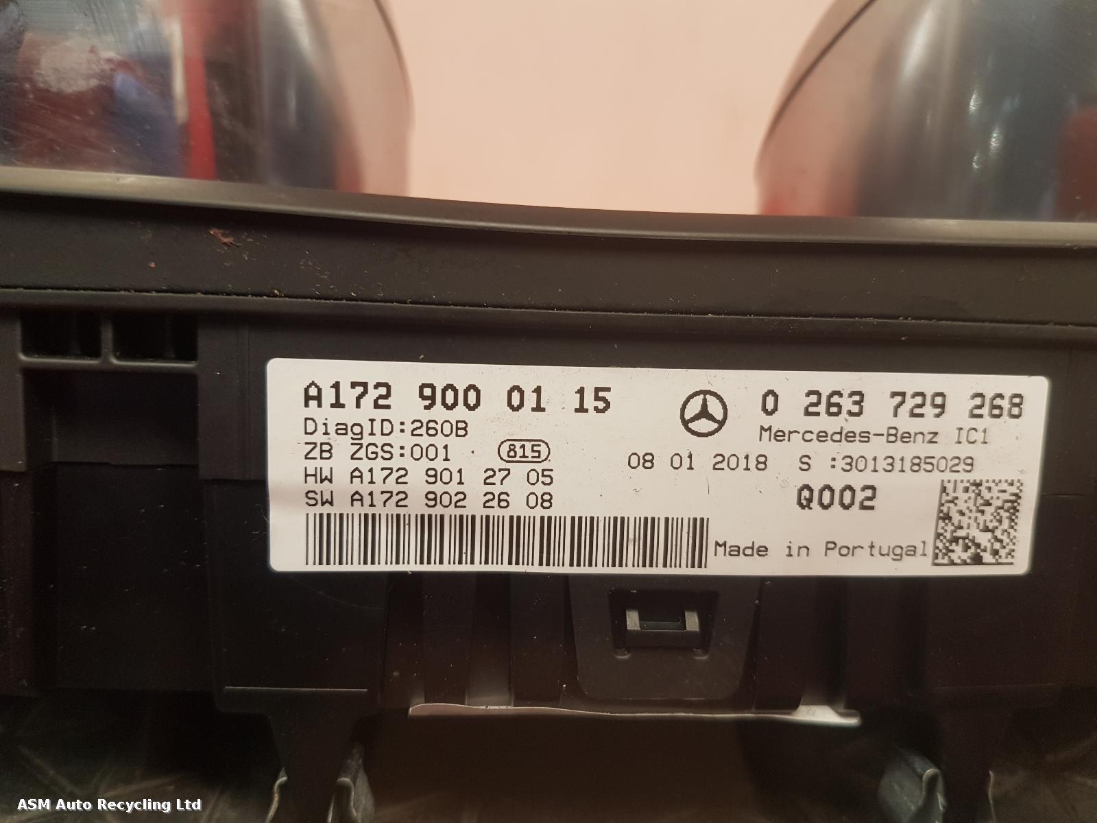View Auto part Speedometer Mercedes Slc 2018